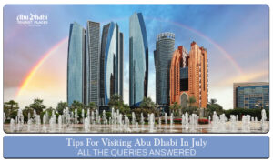 Things to do in Abu Dhabi in July| things to know before going to Abu Dhabi Blog Banner By Abu Dhabi Tourist Places