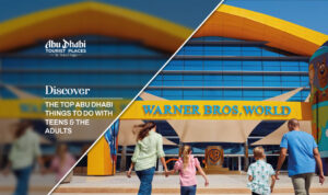 Abu Dhabi things to do with teens | explore Abu Dhabi with young adults blog banner by abu dhabi tourist places