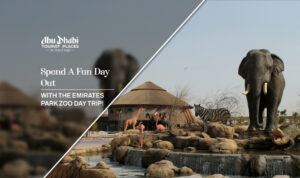 Emirates Park Zoo day trip | Emirates Park Zoo guide blog banner by Abu Dhabi Tourist Places