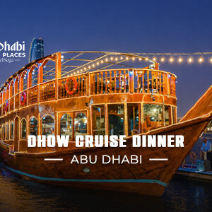 Dhow Cruise Dinner Abu Dhabi traditional boat