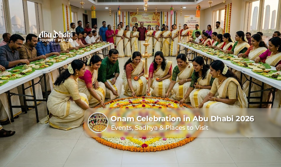 Onam celebration in Abu Dhabi 2026.