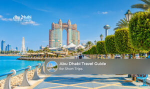 Travellers exploring Abu Dhabi landmarks and attractions during a short city getaway.