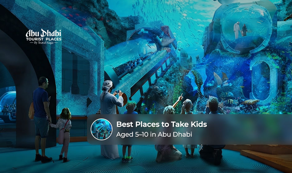 Children enjoying family-friendly attractions and fun activities across Abu Dhabi.